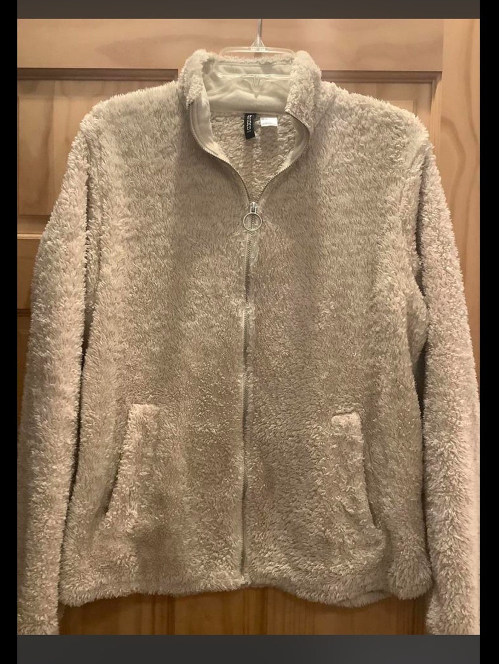 Sherpa Zip Jacket - Cream